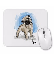 Pug Köpek Mouse Pad