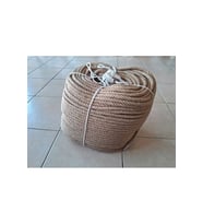 JÜT HALAT 5 METRE HASIR HALAT 8 MM KENDİR HALAT İP DEKORATİF JÜT DOĞAL HALAT (Çok Renkli)