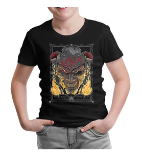 Slayer - Fire Siyah Çocuk Tshirt