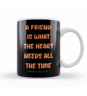 Friendship Quotes DAY ideas LOVE gift Henry Van Dyke Kupa Bardak Porselen