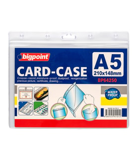 Bigpoint Kilitli Kart Poşeti Yatay A5 (210x148mm) x 10 Adet