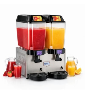 Remta 20+20 Litre Çiftli Şerbet Soğutucu Gri - ST12