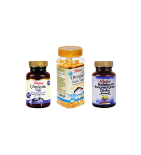 Balen Omega 3 Balık Yağı+Çörekotu Yağı+Kalsiyum Magnezyum Çinko