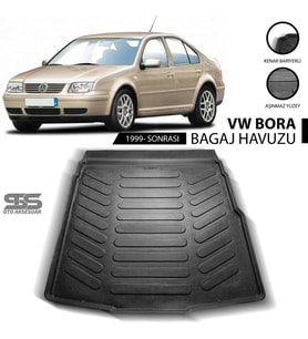 Volkswagen Bora Bagaj Havuzu 1999 Sonrası Havuzlu Bagaj Paspası