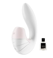 Supernova White Esnek Yapıda Emiş Yapabilen Titreşimli Vibratör+Jel