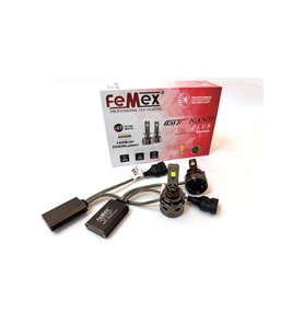 Femex HB3 9005 Led Xenon Led Headlight GT Nano Plus Csp LUMILED ROYAL Chipset Radyatör Soğutmalı