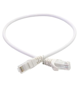 0,50 MT CAT6 UTP LSZH PATCH CORD WHITE