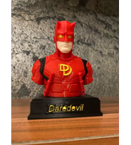 Riva Self Daredevil 13 cm 3D Baskı Dekoratif Büst Marvel Koleksiyon Figürü ve Masaüstü Aksesuarı