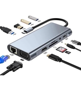 pilelistore ZR44/A Type-C 11 İn 1 Gigabit Hdtv Çevirici