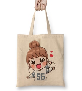 Anyeong Korean Lady Bez Çanta Uzun Saplı