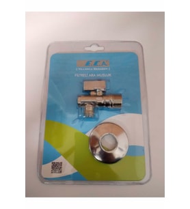 ECA   1/2   FİLTRELİ ARA MUSLUK KROM VOLANLI