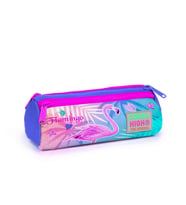 Coral High Kids Lavanta Pembe Flamingo Desenli Üç Bölmeli Kalem Çantası 22005