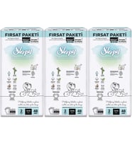 Sleepy Bebek Bezi Bio Natural Beden:2 (3-6KG) Mini 144 Adet Aylık Fırsat Pk