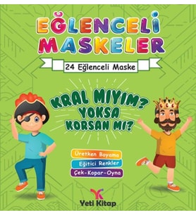 Eğlenceli maskeler kral mıyım yoksa korsan mı?