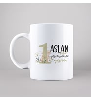 Doğum Günü 1 Yaşında Tasarımlı Kupa Kişiye Özel