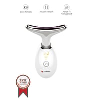 Torima ES-1081 Yüz Ve Boyun Kırşıklık Giderici Ems Güzellik Cihazı Gıdık,Sarkma,Kırışıklık Önleyici (Beyaz)