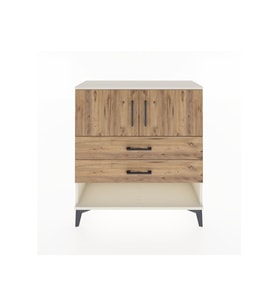 Arges Şifonyer 2 Raflı 2 Çekmeceli 2 Kapaklı 88x30x96 Aytaşı-Çam