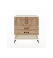 Arges Şifonyer 2 Raflı 2 Çekmeceli 2 Kapaklı 88x30x96 Aytaşı-Çam