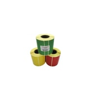 RENKLİ TERMAL BARKOD ETİKETİ 40X80 750´Lİ (YEŞİL)