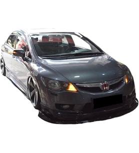 🚘 Honda Civic FD6 RR 3 Parça Ön Lip (Plastik)  Sportif & Agresif Tampon Altı Görünüm (Standart)