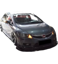 🚘 Honda Civic FD6 RR 3 Parça Ön Lip (Plastik)  Sportif & Agresif Tampon Altı Görünüm (Standart)