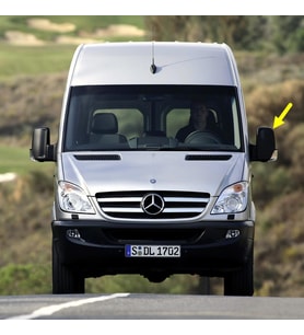 Mercedes Sprinter 2007-2016 Sol Dikiz Aynası Üst Kapak A0008111022