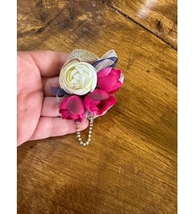 7X7 CM 4 GÜLLÜ TASARIM KADIN BROŞ YAKA İĞNESİ