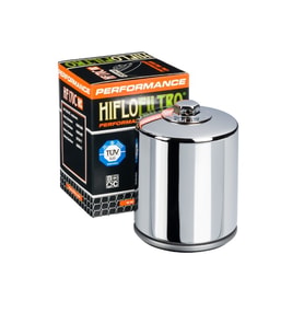 HIFLO YAĞ FİLTRESİ / HARLEY D. / XR 1200 / X / 1200cc / ANAHTAR BAŞLIKLI - KROM