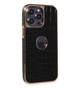 Pilelistore   iPhone 14 Pro Kılıf Snake Kapak - Siyah