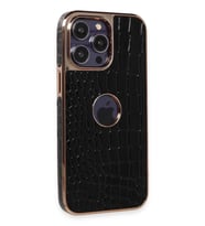 Pilelistore   iPhone 14 Pro Kılıf Snake Kapak - Siyah