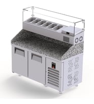 Iceinox Make Up Gn Buzdolabı 40x60 Tepsi Kapasiteli 330 Lt (Gri)