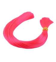 Neon Pembe Renkli Sentetik Boğum Saç - 1Kg
