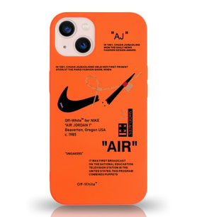 Apple iPhone 13 Mini Uyumlu Lansman Kılıf Sneakers Tasarımlı Altı Kapalı İçi Kadife Kaplı  Kapak (Şeffaf)