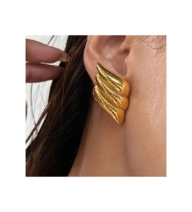 Hailey Vintage Wing Gold Küpe