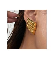 Hailey Vintage Wing Gold Küpe
