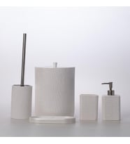 Linen Banyo Seti İnci
