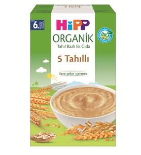Organik 5 Tahıllı Tahıl Bazlı Kaşık Maması 200 Gr