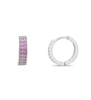 0.35 Karat Morganite Pırlanta Küpe