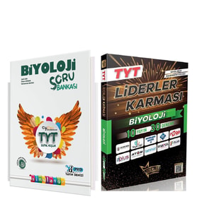 Yayın Denizi TYT Biyoloji Pro Soru Bankası ve Liderler 10 Yayın 30 Deneme Seti 2 Kitap