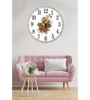 Bilge Retro Tasarımlı Duvar Saati 35 X 35 Cm (Baskılı)