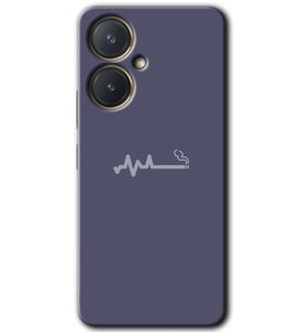 Vivo Y27 Kılıf HD Desen Baskılı Kılıf - Sigara Zararlıdır