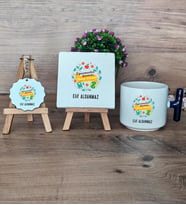 Öğretmenler Günü Hediyesi Hediye Seti Kupa Bardak T Kulplu, Dekoratif Taş, Anahtarlık Öğretmenler Günü Hediyesi (Model 2)
