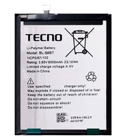 Tecno Pova Batarya Pil Sıfır Bl-58BT