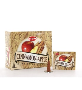 Periboia Cinnamon Apple Aromalı Konik Tütsü (Çok Renkli)
