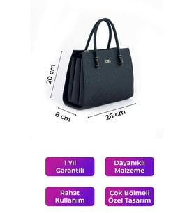 Kriste Bell Kadın Omuz Çanta Lacivert 7254