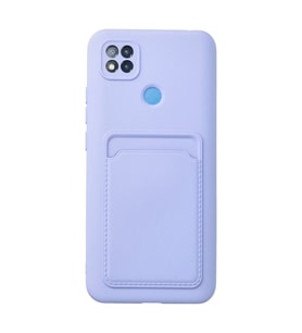Xiaomi Redmi 9c Kılıf Kelvin Kartvizitli Silikon - Lila
