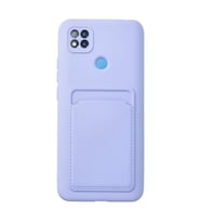 Xiaomi Redmi 9c Kılıf Kelvin Kartvizitli Silikon - Lila