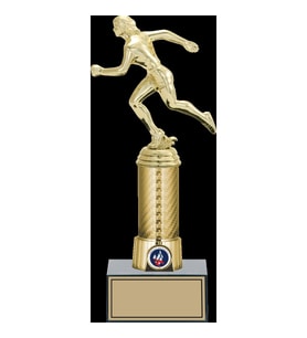 ODAK KUPA - Figürlü Kupalar - Atletizm Kadın Figürlü Kupalar FG-008 C - 30 cm