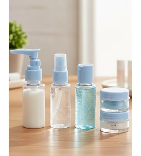 Mey İthalat® Seyahat İçin 5’li Şeffaf Dolum Şişesi Seti 30 ml