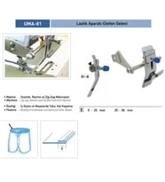 Üstten Gelen Ayarlı Lastik Apara 25x50mm / UMA-81 R